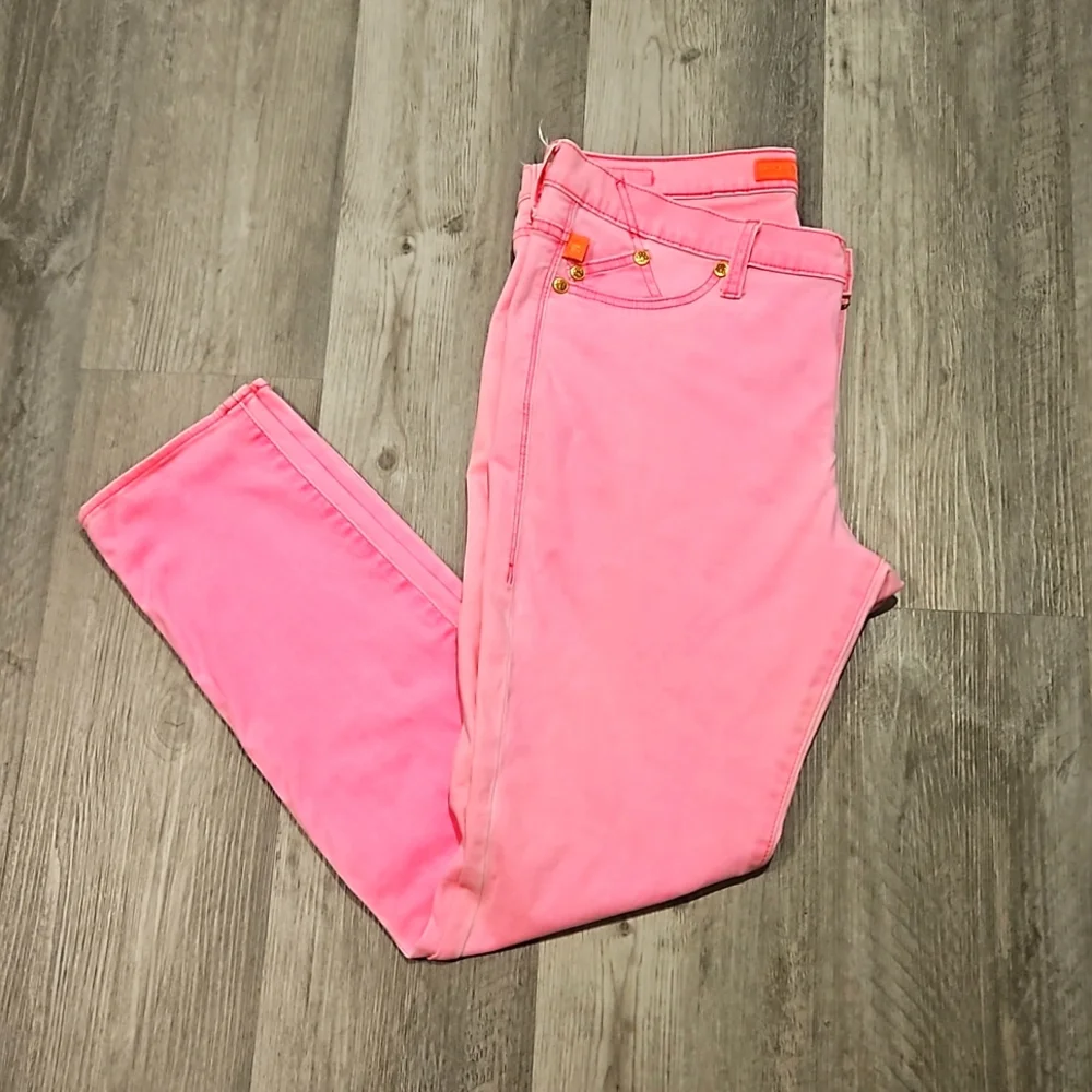 Rock & Republic Pink Jeans sz 16 - Picture 5 of 12